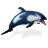 Takara Tomy Ania AL-40 Pacific White-Sided Dolphin (w/diver) (floating Ver.)
