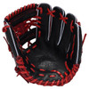 Zanax XANAX Hardball Junior Glove Zana Power Glove Mitt Glove Mitt (BHF25JL1P)(90W94) Black x W Brown L