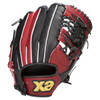 Zanax XANAX Hardball Junior Glove Zana Power Glove Mitt Glove Mitt (BHF25JL1P) (W9490) W Brown × Black L