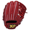 XANAX Hardball Junior Glove Zana Power Glove Mitt Glove Mitt (BHF25JL1P) (W94) Wine Brown L