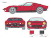 Platz Scale 1/24 Lamborghini Miura Svj Jota Includes Japanese Instruction Manual