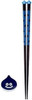 Smile Slime Japanese Series Chopsticks and Chopstick Rest Set Blue