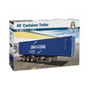 Platz Scale 1/24 40 Foot Container Trailer