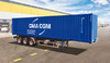Platz Scale 1/24 40 Foot Container Trailer
