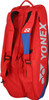 Yonex Tennis Badminton Racket Bag Holds 6 Rackets Scarlet