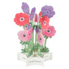 GreetingLife Birthday Blooming Card Anemone KE-30