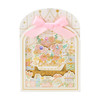 Sanrio Message Card Birthday Celebration Ribbon Attached Frame With Flowers BD280-5 461130