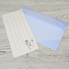 Greeting Card Bamboo Fan With Message Pad Summer Card Wind Chime
