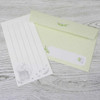Bamboo Hand Fan Greeting Card With Note Paper Summer Card Beer
