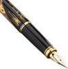 Platinum Pen Modern Maki-e Red Fuji Fountain Pen - Fine Nib