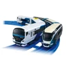  Takara Tomy Plarail E257 Series Odoriko And Saphir Odoriko Double Set Train Toy 