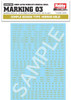  Hobby Japan HJ Modelers Decal Marking 03 