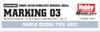  Hobby Japan HJ Modelers Decal Marking 03 