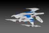  Plum Darius Silver Hawk 3F-1B SPACE FIGHTER 2P COLOR 1/144 Plastic Model 