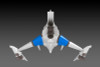  Plum Darius Silver Hawk 3F-1B SPACE FIGHTER 2P COLOR 1/144 Plastic Model 