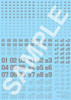  Hobby Japan HJ Modelers Decals Numbering 02 