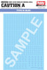 Hobby Japan HJ Modelers Decal Caution A M Blue