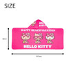 Other Hello Kitty Leopard Pop Cooling Towel Poncho Sun Protection Black 