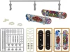  Cosmic Puripura 1/12 Figure Sports Skateboard Street Pattern Plastic Model 