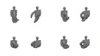  Good Smile Company MODEROID T Hand Parts Set (M) Titanomachia SIDE CE 