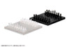  Cosmic Puripura 1/12 Chess Set (Clear x Black) Plastic Model 