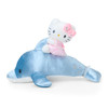  Sanrio Plush Cushion Shiny Dolphin Hello Kitty 132756 
