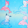  Sanrio Other Bath Towel Shiny Dolphin Characters 307157 