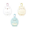 T's Factory Sumikko Gurashi Plush Zipper Mascot With Carabiner Shirokuma