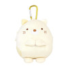T's Factory Sumikko Plush Zipper Mascot With Carabiner Cat