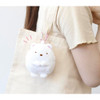 T's Factory Sumikko Plush Zipper Mascot With Carabiner Cat