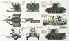 Tamiya 35091 German 20mm Flakvierling 38 MIT Sd.Ah.52 1/35 Scale Kit