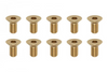 Yokomo RP-042-06BA Precision Machined Brass Flat Head Screw M3 x 6mm