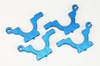 RS-32ALS Blue Aluminum Lower Bulkhead Set for RS1.0 and RS2.0