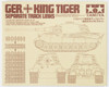 Tamiya 35165 German King Tiger Separate Track Links 1/35 Scale Kit