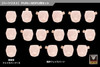 Kotobukiya Megami Device M.s.g 10 Face Set Puni Mofu 01 Skin Color B