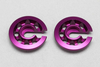 Yokomo Y2-S3SPA Purple SLF Short Spring Cup for YD-2