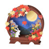 Sanrio Other Message Card Autumn Moon And Rabbit On A Round Shelf JAU 15-6 466344