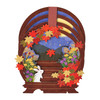 Sanrio Other Message Card Autumn Moon And Rabbit On A Round Shelf JAU 15-6 466344