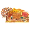Sanrio Other Message Card Autumn House With Persimmon Tree JAU 16-6 466441
