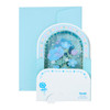 Sanrio Other Message Card Multipurpose Mini Card Stained Glass Blue MU345-6 408689
