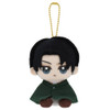 Bandai Attack On Titan Chibi Sitting Plush Mascot Levi