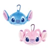 T's Factory Disney Stitch Plush Zipper Mascot With Carabiner