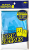 Mr Guard Sleeves Sky Blue Embossed And Clear Black Lining 80 Pieces