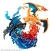 Pokemon Center Original G.E.M.EX Series Mega Charizard X & Mega Charizard Y 