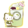  OST Super Rare Matcha Sweets Sticker Matcha Latte 