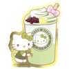 OST Super Rare Matcha Sweets Sticker Matcha Latte
