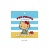 T's Factory Sanrio Hello Kitty Pen Pouch With Colored Edge And Grid Pattern