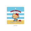  T's Factory Sanrio Hello Kitty Pen Pouch With Colored Edge And Grid Pattern 