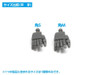 Wave New F Hand Square M White