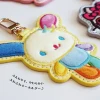 Morimotosangyo Sanrio Puffy Embroidered Keychain Usahana